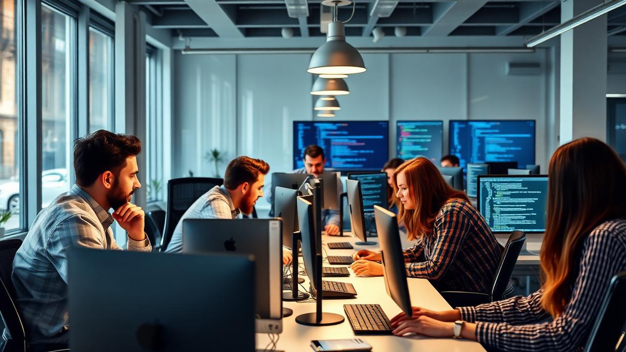 Team di sviluppo SavSoft al lavoro sul middleware Quadro Entertainment